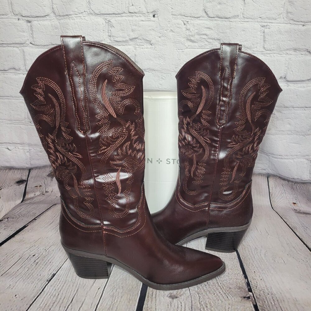 Sun + Stone Bernarrd Western Boots - Picture 4 of 9